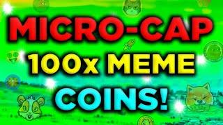 7 MICRO-CAP ALTCOINS!!! 100x crypto meme tokens (pre-PUMP)!