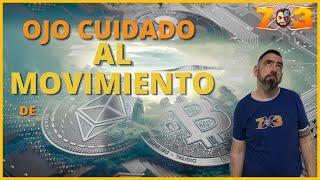 OJO AL MOVIMIENTO DE BTC Y ETH (BITCOIN, CRYPTOS y BOLSA) - Trading en ESPAÑOL