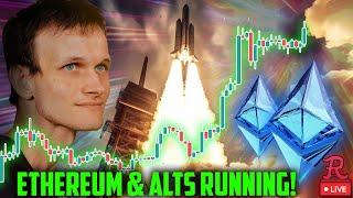 Bitcoin LIVE : ETH PUMPING, ALTCOINS PUMPING