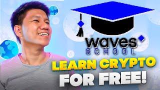 BAGO KA SA CRYPTO? LEARN CRYPTO FOR FREE - WAVES SCHOOL GET NFT CERT + $40 TOKEN