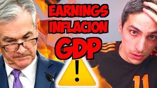 ️ Cifras GDP e INFLACIÓN ️ Nueva Ola VIRUS  BANCARROTA BBBY Récord Posiciones CORTO