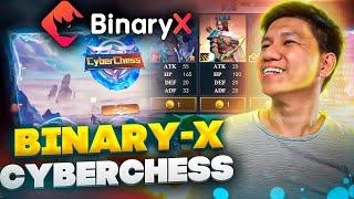 CYBERCHESS - BINARYX 3RD GAME | FREE TO PLAY | PLAY TO EARN AUTO CHESS BATTLER (TAGALOG)