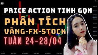 Phân Tích VÀNG-FOREX-STOCK Tuần 24-28/04 Theo Phương Pháp Price Action Tinh Gọn | TraderViet