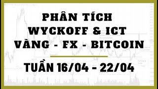 Phân Tích VÀNG-FOREX-BITCOIN Tuần 16-22/04 Theo Phương Pháp WYCKOFF & ICT | TraderViet