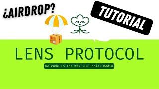 Lens protocol: Airdrop? Red de redes sociales