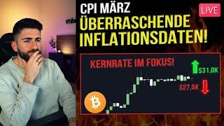 Bitcoin: US-Inflation März! Nächster Breakout oder Enttäuschung? LIVE Reaktion | Krypto News
