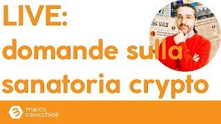 AMA sulla sanatoria crypto in scadenza con gli esperti di Crypt&Co
