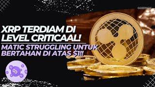 [XRP | MATIC]PRICE ACTIONXRP TERDIAM DI AREA CRITICAL!! | MATIC STRUGGLING UNTUK LEVEL $1!!
