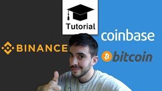 Tutorial Coinbase y Binance (comprar Bitcoin,Ethereum..) Invertir en criptomonedas, envío y trading