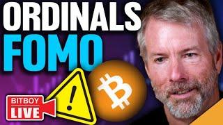 Bitcoin CPI BREAKOUT! (Michael Saylor FOMO's Into Ordinals)