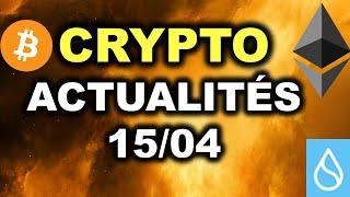 ACTUALITES CRYPTOMONNAIES 15/04 - LA FIN DES AIRDROPS ? LA SEC ATTAQUE LA DeFi !