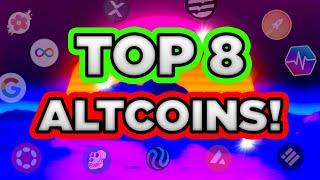 8 Altcoins set to EXPLODE (HUGE NEWS)! Best Crypto to Trade & Invest?