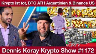 #1172 Krypto ist tot Amerika, Bitcoin ATH in Argentinien & Binance Voyager Deal