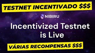 TESTNET Incentivado da NIBIRU Primeira Fase Vai ter Várias RECOMPENSAS  $$$