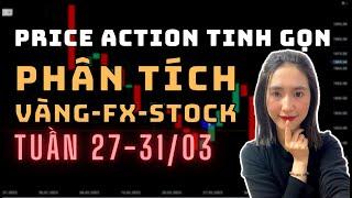 Phân Tích VÀNG-FOREX-STOCK Tuần 27-31/03 Theo Phương Pháp Price Action Tinh Gọn | TraderViet