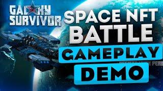 GALAXY SURVIVOR - REAL TIME STRATEGY NFT GAME | GAMEPLAY DEMO | TICKET SALE (TAGALOG)