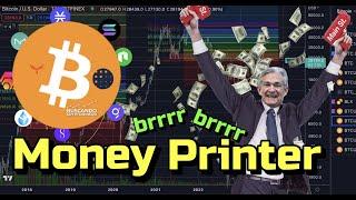 Bitcoin  La FED a imprimir dinero de nuevo + criptonoticias + altcoins !!