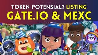 Token POTENSIAL? Listing di Gate.io & MEXC !! Metaverse Project | CROWN Token