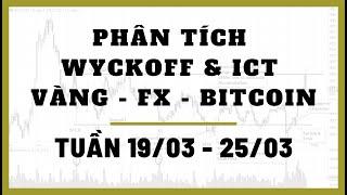 Phân Tích VÀNG-FOREX-BITCOIN Tuần 19-25/03 Theo Phương Pháp WYCKOFF & ICT | TraderViet