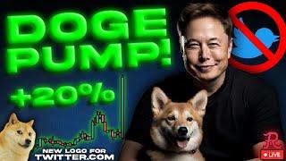 Bitcoin LIVE : DOGE LAUNCHED TWITTER LOGO REPLACED. ELON MUSK!