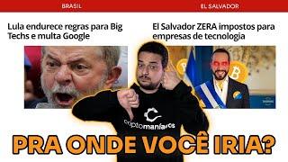 BRASIL EXPULSA BITCOIN E BIG TECHS! EL SALVADOR AGRADECE...