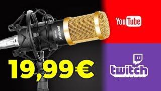 El mejor micrófono para STREAMING 20€ - Neewer 800 micrófono BARATO para gameplays【Review, unboxing】