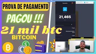 PAGOU! SLICE 21465 mil BTC(bitcoin) pagamento direto na carteira ganh btc gratis