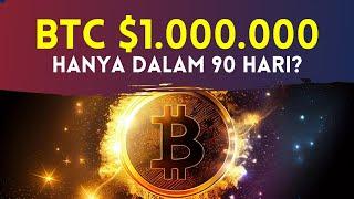 Prediksi Bitcoin $1.000.000 dalam 90 Hari? Dolar menuju Hiperinflasi?