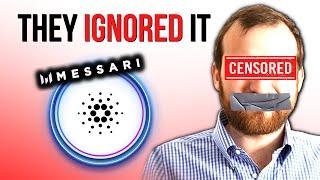 They Suppressed Cardano. Now They're Talking About It...
