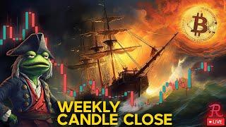 Bitcoin LIVE : BTC Weekly Candle Close Stream, BIG WEEK AHEAD