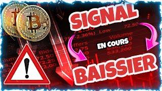 CRYPTO  CONFIRMATION du SIGNAL BAISSIER sur BITCOIN & ALTCOINS !?