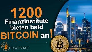 RIESEN Bitcoin Adoption!  Nasdaq & 1200 deutsche Finanzinstitute bald mit BITCOIN Angebot!