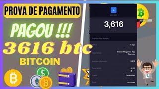 PAGOU! Bitcoin Magazine 3616 BTC(bitcoin)  pagamento direto na carteira ganh btc gratis