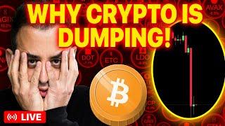 THE REAL REASON FOR THIS BRUTAL CRYPTO DUMP! (TRADERS WATCH NOW!)