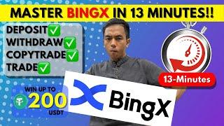Kuasai BingX Dengan Pantas Dalam 13 Minit! Copy Trade, Deposit, Withdrawal Tutorial - DausDK