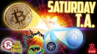 Bitcoin LIVE : BTC SATURDAY UPDATE. XRP READY TO LAUNCH