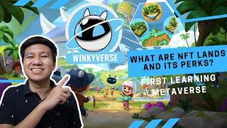 THE WINKYVERSE - FIRST NFT GAME LEARNING METAVERSE | WHAT ARE NFT LANDS AND HOW TO GET ONE? TAGALOG