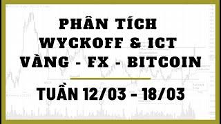 Phân Tích VÀNG-FOREX-BITCOIN Tuần 12-18/03 Theo Phương Pháp WYCKOFF & ICT | TraderViet