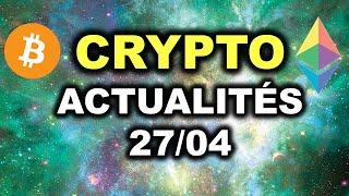ACTUS CRYPTOMONNAIES 27/04/2023 Fortune de CZ !  PancakeSWAP changement majeur!