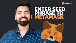 How to Enter Secret Seed Phrase to Metamask - Quick Tutorial