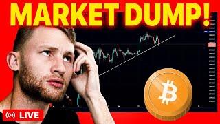 IMPORTANT BITCOIN TRENDLINE! | Why Is Crypto Dumping?