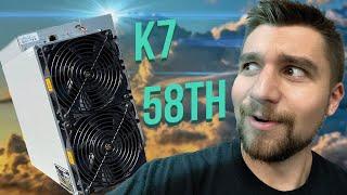 Bitmain Antminer K7 58 Th/s Review and Mining Profitability