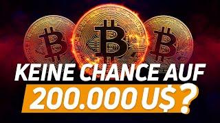 Top-Ökonom: Bitcoin wird NIE auf 200.000 US-$ steigen...