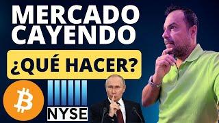 BITCOIN Y ACCIONES - MERCADO CAYENDO - RUSIA PONE FIN AL BULL MARKET? 02-22-2023