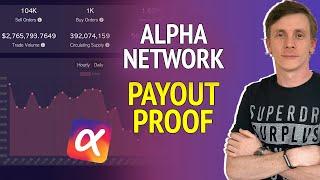 Alpha Network - Exchange Payout Proof